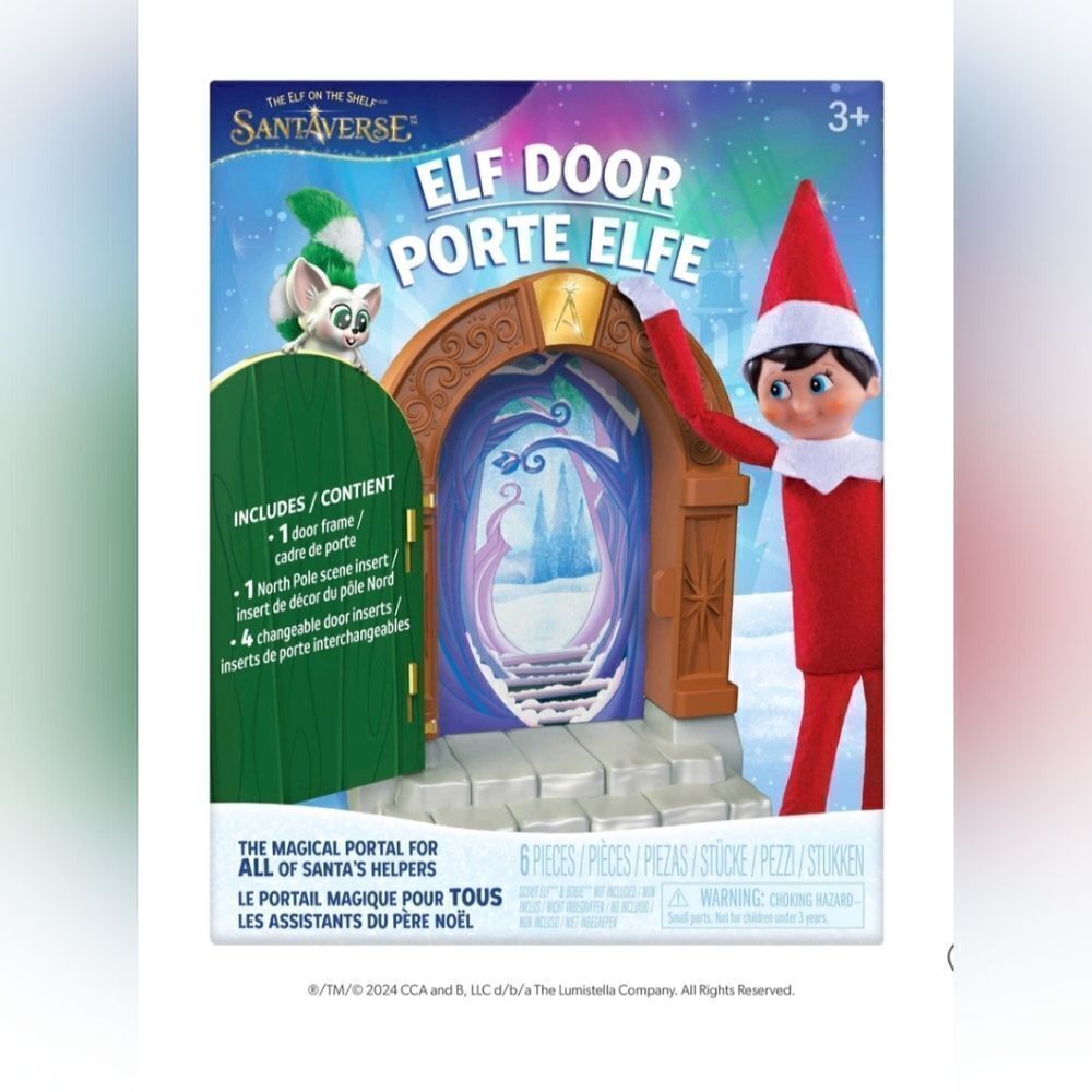New original The Elf on the Shelf - Christmas EIf Door, prop, North Pole portal
